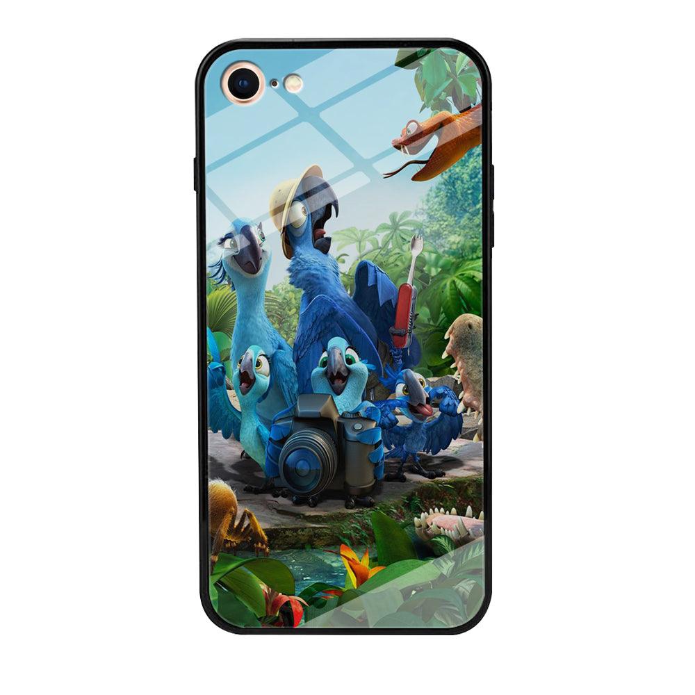 Rio Tour in The Forest iPhone 7 Case-Tempered Glass Case-Xtracase