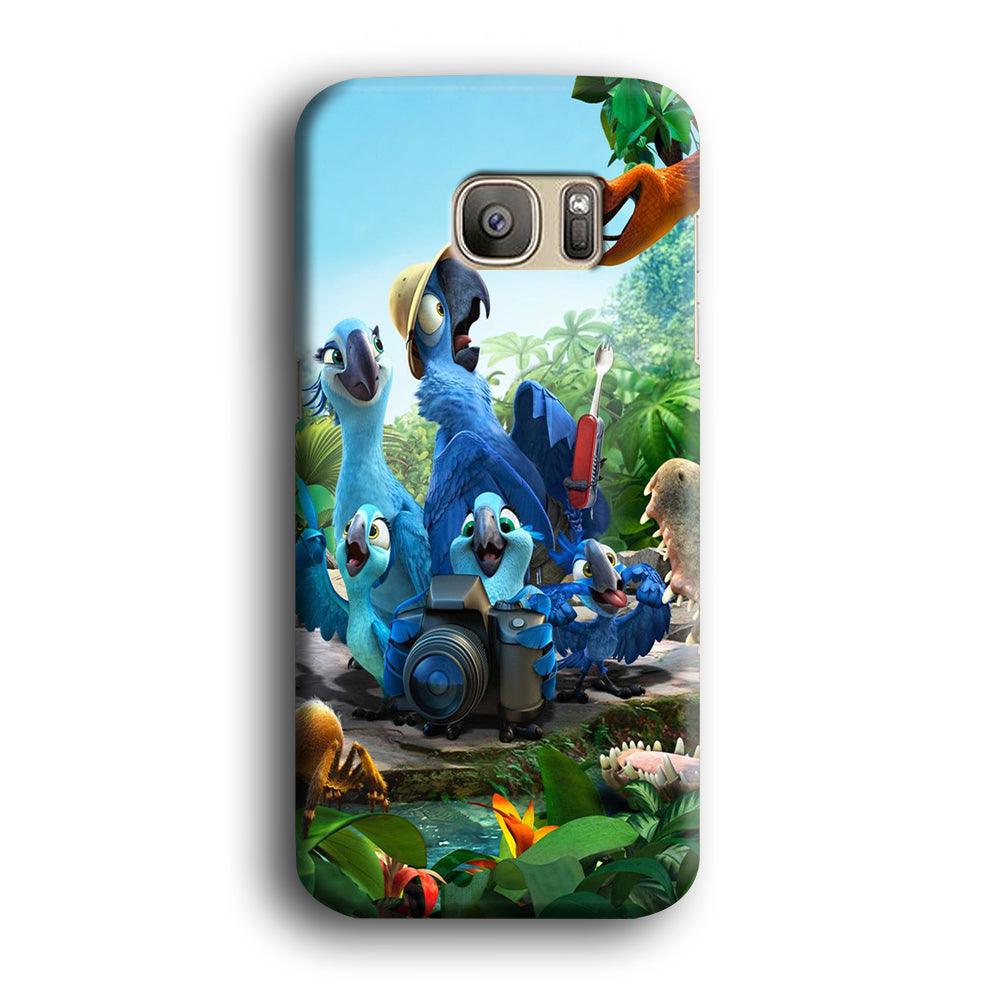 Rio Tour in The Forest Samsung Galaxy S7 Edge Case-Plastic / Full Wrap (3D Case)-Xtracase