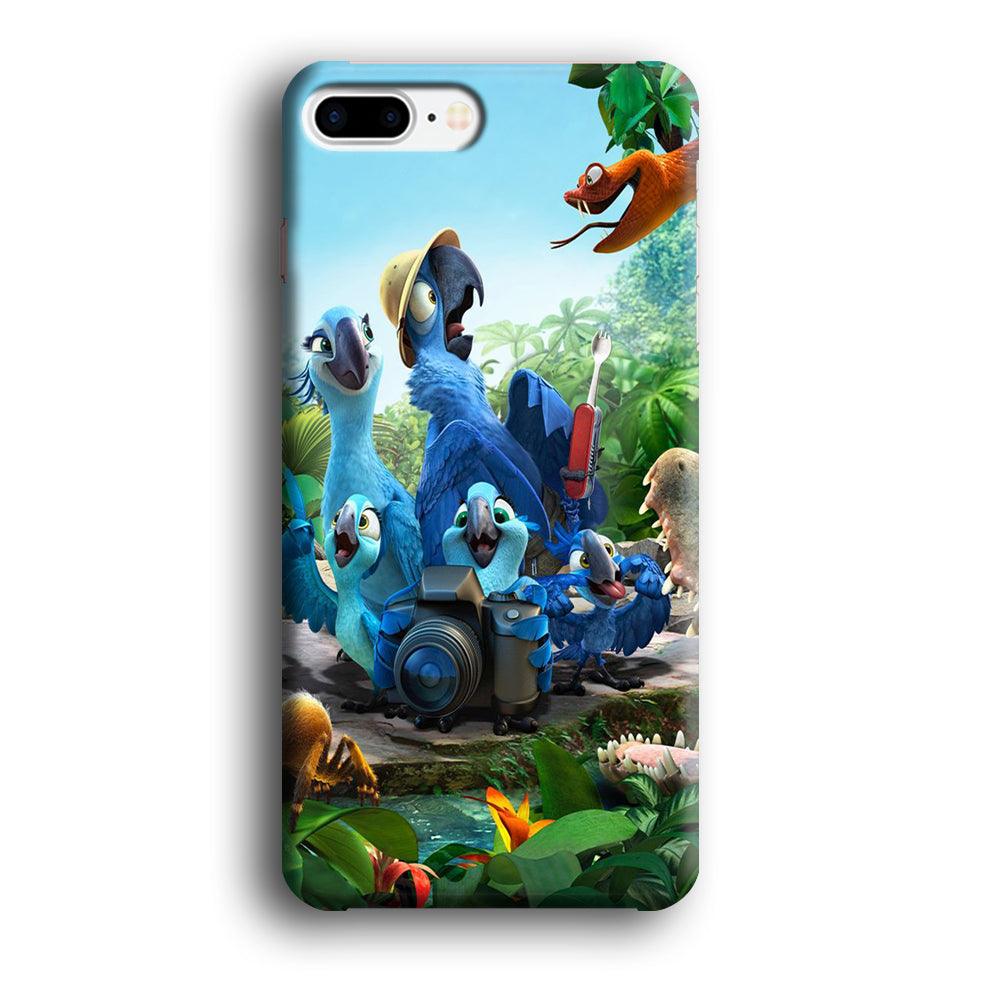 Rio Tour in The Forest iPhone 8 Plus Case-Plastic / Full Wrap (3D Case)-Xtracase