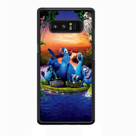 Rio Tour on The River Samsung Galaxy Note 8 Case-Plastic / Full Wrap (3D Case)-Xtracase