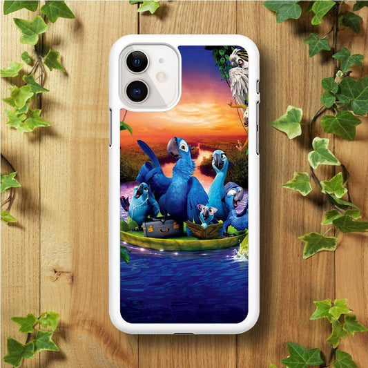 Rio Tour on The River iPhone 11 Case-Plastic / Full Wrap (3D Case)-Xtracase
