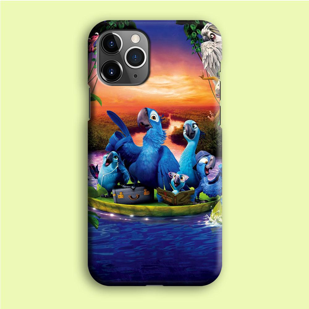 Rio Tour on The River iPhone 12 Pro Case-Plastic / Full Wrap (3D Case)-Xtracase