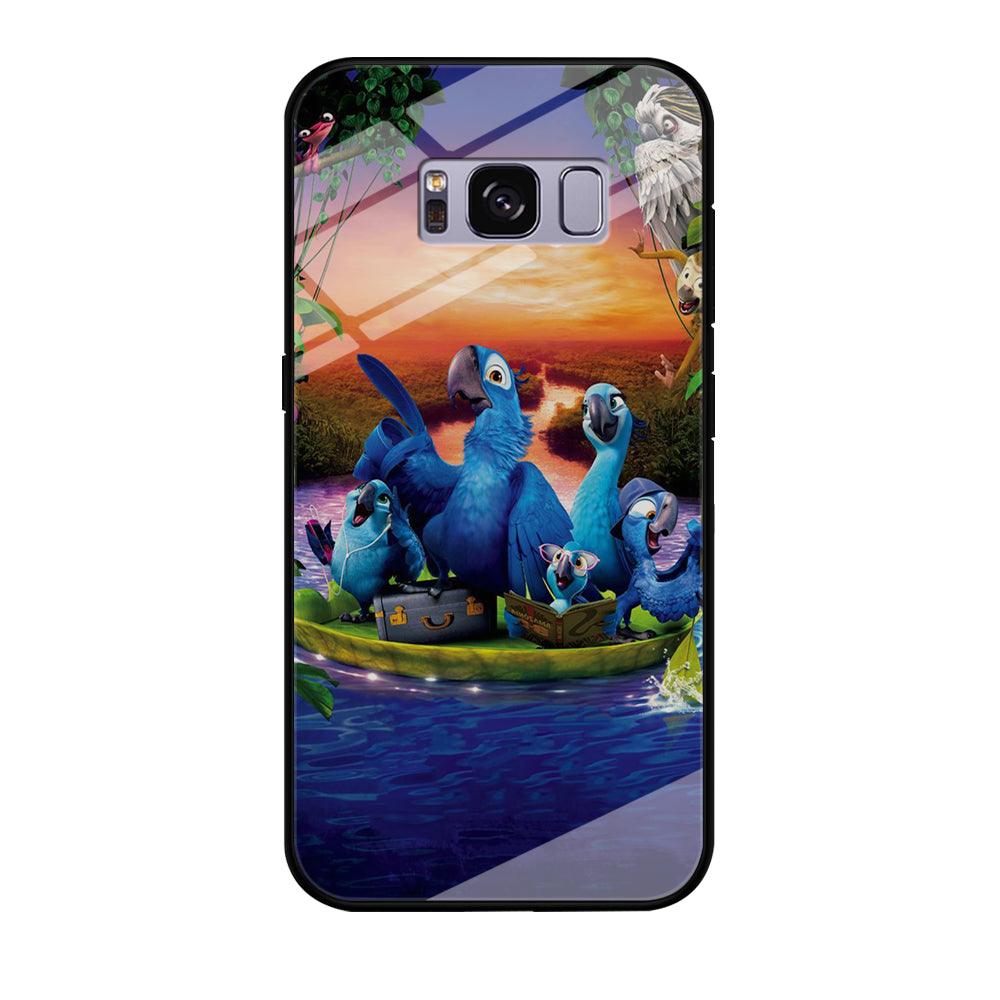 Rio Tour on The River Samsung Galaxy S8 Case-Tempered Glass Case-Xtracase