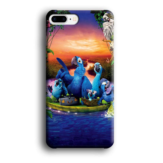 Rio Tour on The River iPhone 8 Plus Case-Plastic / Full Wrap (3D Case)-Xtracase