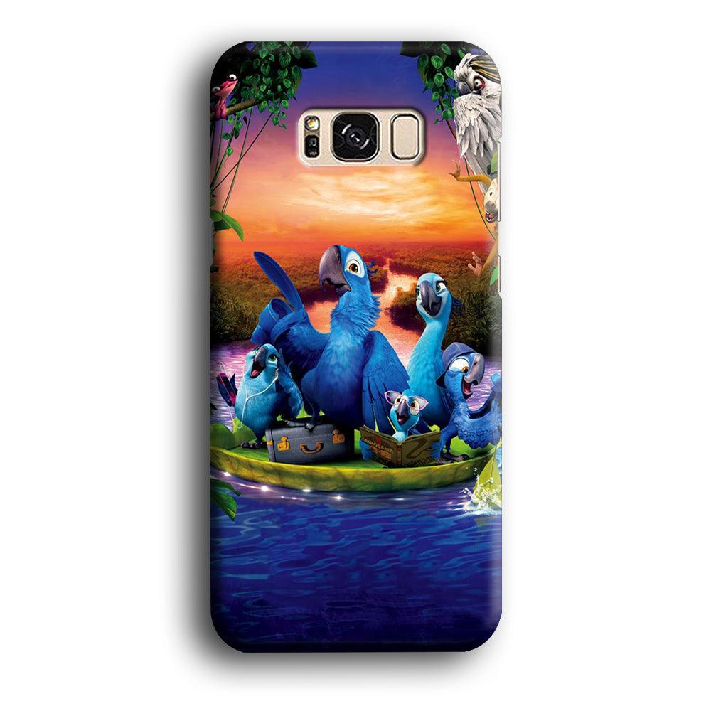 Rio Tour on The River Samsung Galaxy S8 Case-Plastic / Full Wrap (3D Case)-Xtracase