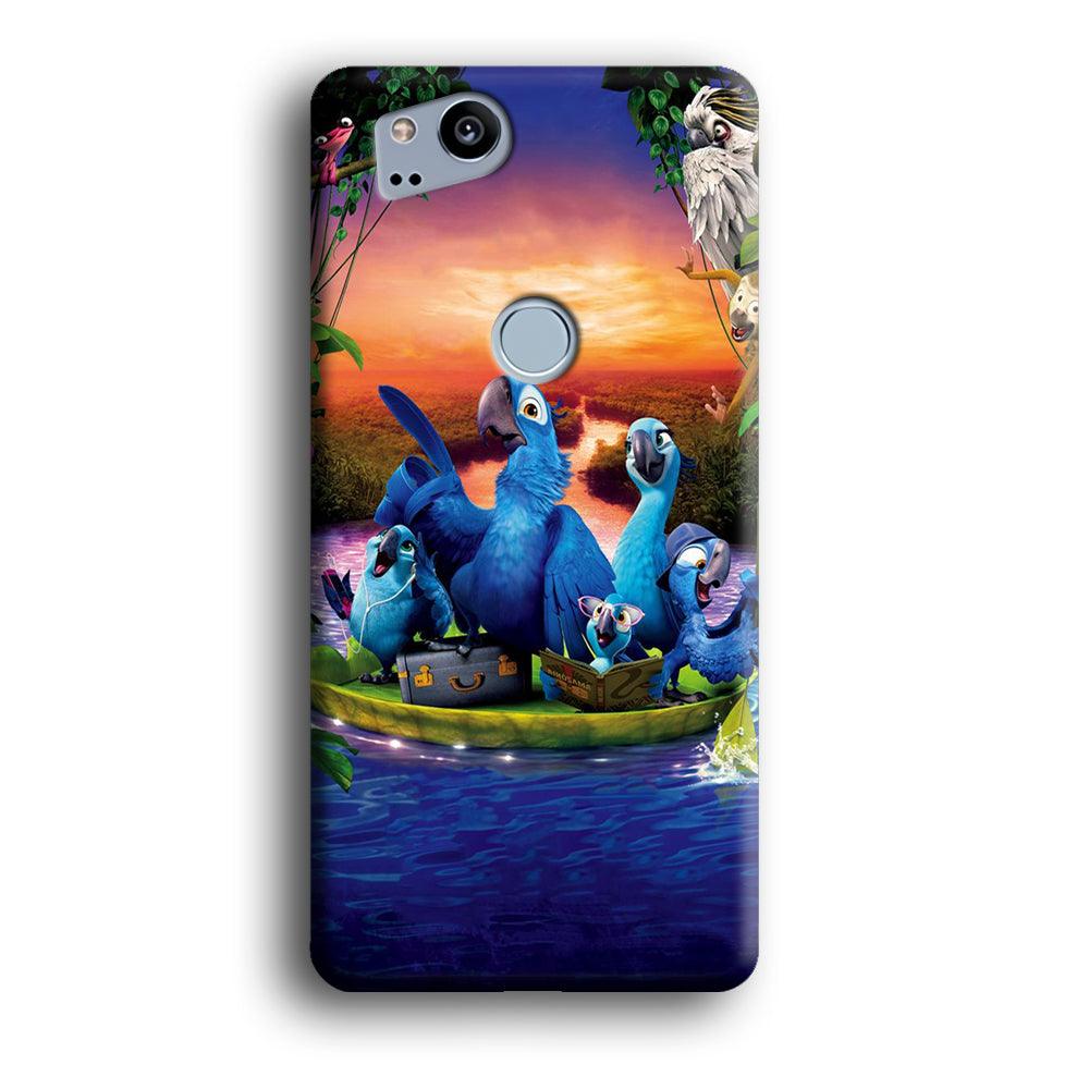 Rio Tour on The River Google Pixel 2 3D Case-Xtracase