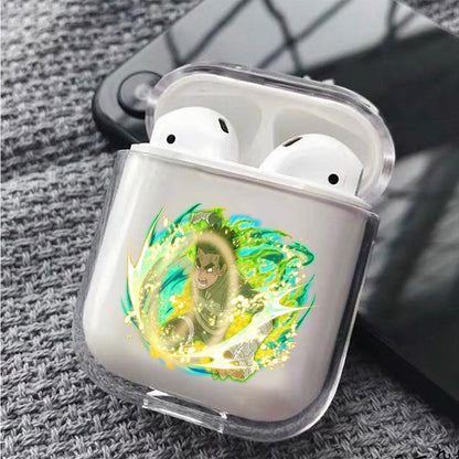 Rock Lee Ultimate Jutsu Protective Clear Case Cover For Apple Airpods-Xtracase