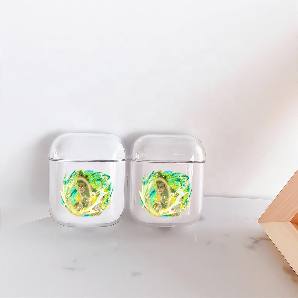 Rock Lee Ultimate Jutsu Protective Clear Case Cover For Apple Airpods-Xtracase