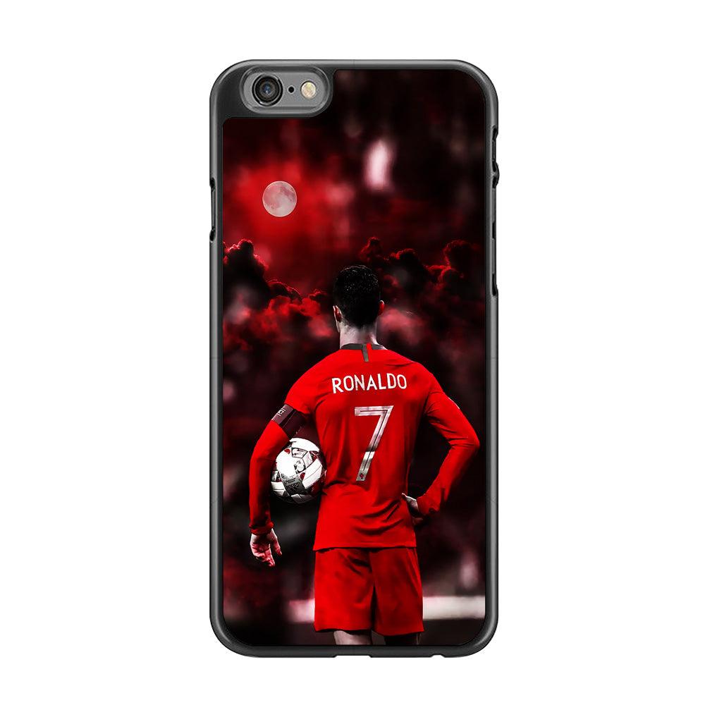 Ronaldo CR7 iPhone 6 | 6s Case-Rubber / Black (2D Case)-Xtracase