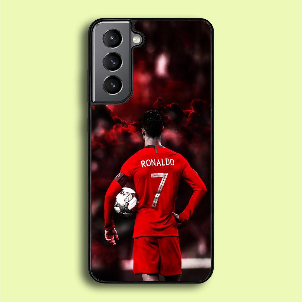 Ronaldo CR7 Samsung Galaxy A16 Case-Rubber / Black (2D Case)-Xtracase