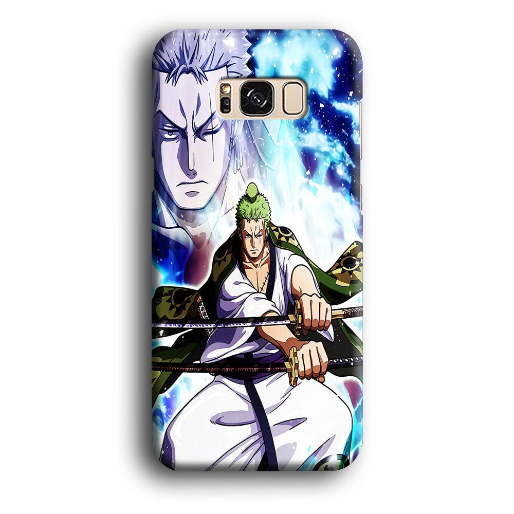Roronoa Zoro Two Sword Samsung Galaxy S8 Case-Plastic / Full Wrap (3D Case)-Xtracase