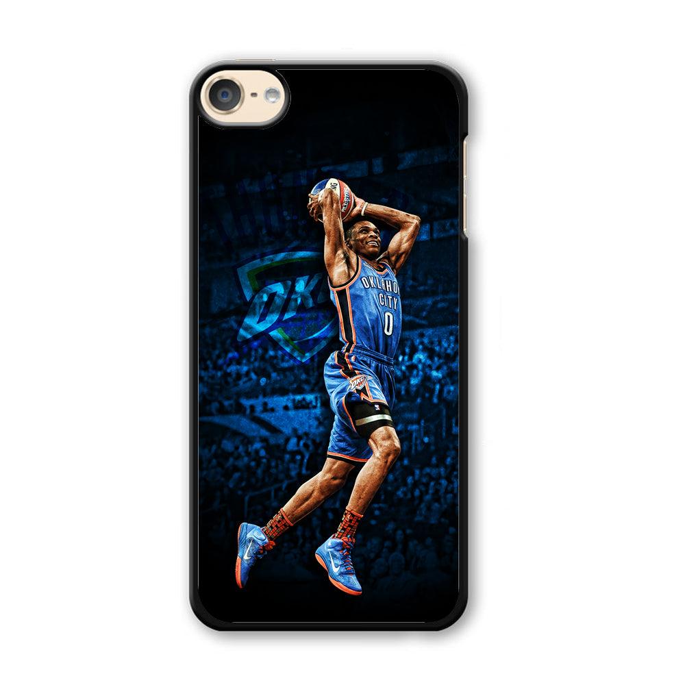Russell Westbrook Jump Shot iPod Touch 6 Case-Plastic / Black (2D Case)-Xtracase