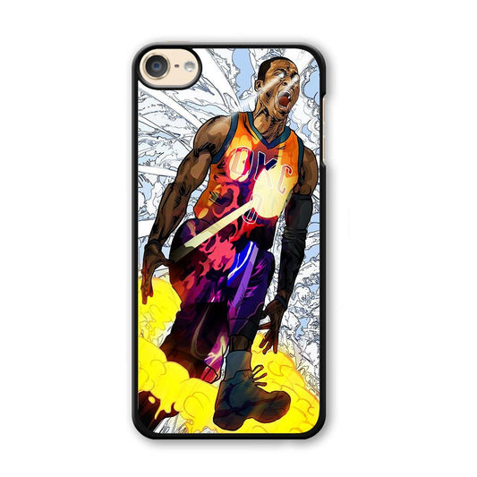 Russell Westbrook Oklahoma City Art iPod Touch 6 Case-Plastic / White (2D Case)-Xtracase
