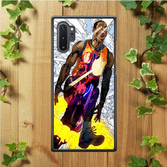 Russell Westbrook Oklahoma City Art Samsung Galaxy Note 10 Plus Case-Plastic / Full Wrap (3D Case)-Xtracase