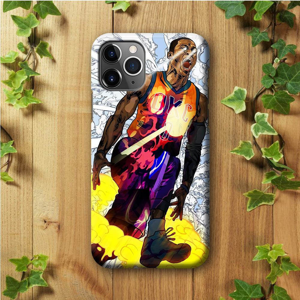 Russell Westbrook Oklahoma City Art iPhone 11 Pro Max Case-Xtracase