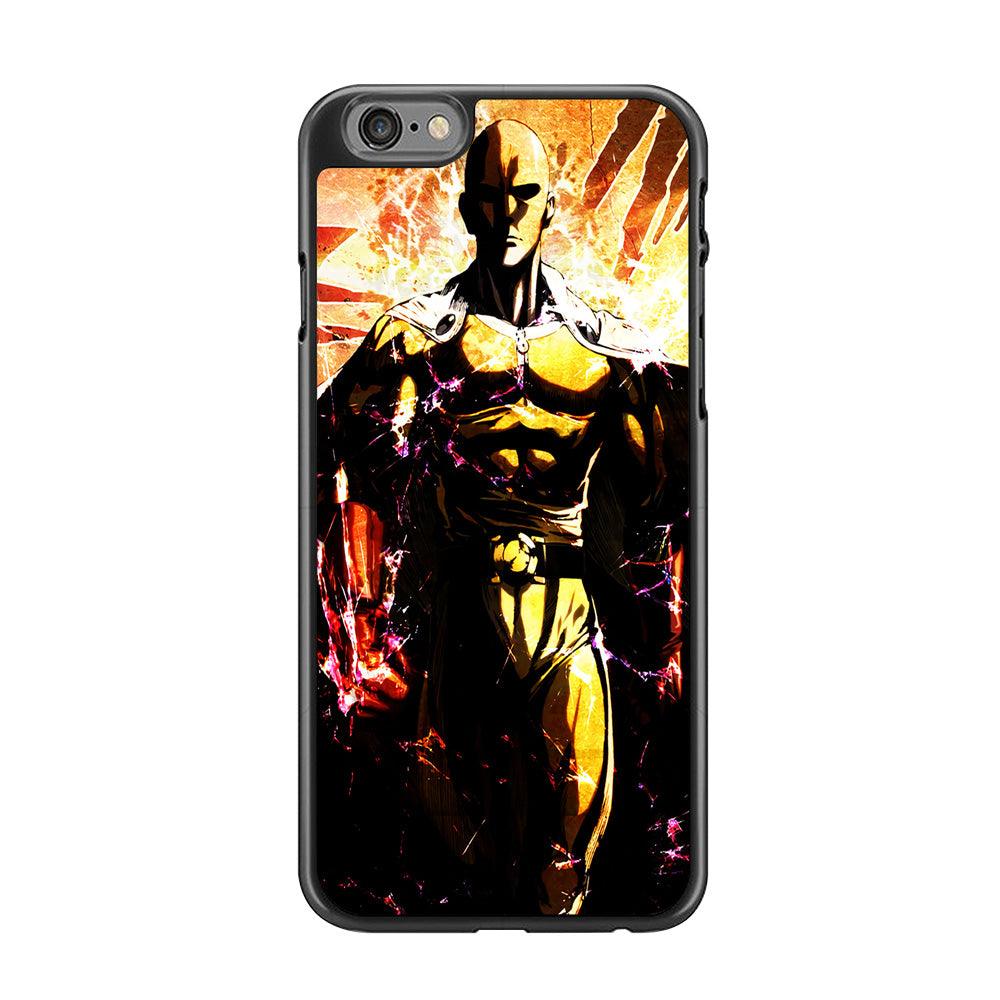 Saitama Serious Mode iPhone 6 | 6s Case-Rubber / Black (2D Case)-Xtracase