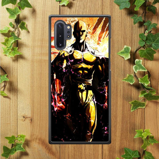 Saitama Serious Mode Samsung Galaxy Note 10 Plus Case-Plastic / Full Wrap (3D Case)-Xtracase