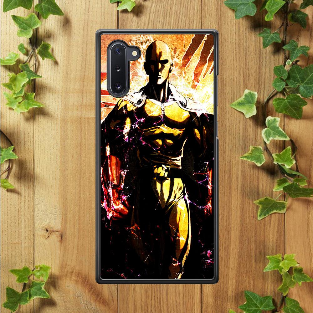 Saitama Serious Mode Samsung Galaxy Note 10 Case-Plastic / Full Wrap (3D Case)-Xtracase
