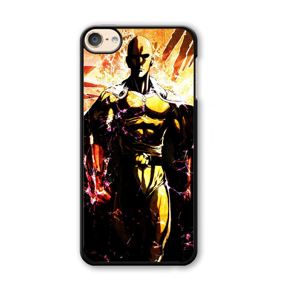 Saitama Serious Mode iPod Touch 6 Case-Plastic / Black (2D Case)-Xtracase