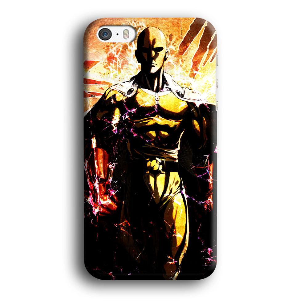 Saitama Serious Mode iPhone 5 | 5s Case-Plastic / Full Wrap (3D Case)-Xtracase