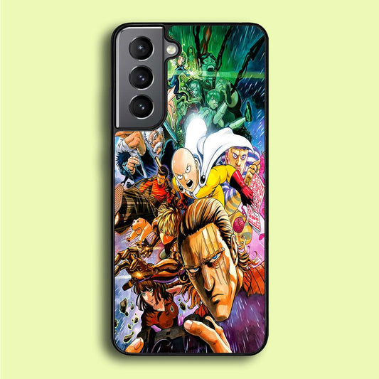 Saitama and S-Class Hero Samsung Galaxy A16 Case-Rubber / Black (2D Case)-Xtracase