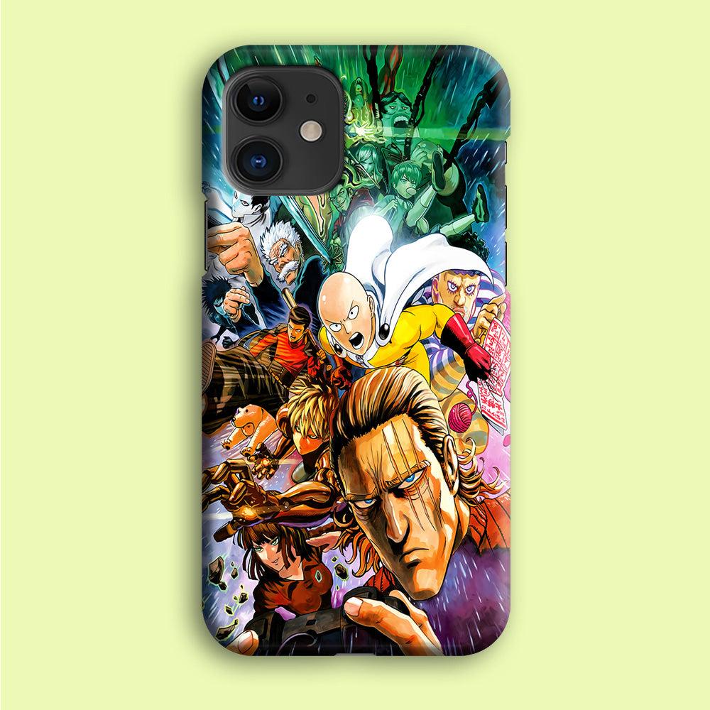 Saitama and S-Class Hero iPhone 12 Case-Plastic / Full Wrap (3D Case)-Xtracase