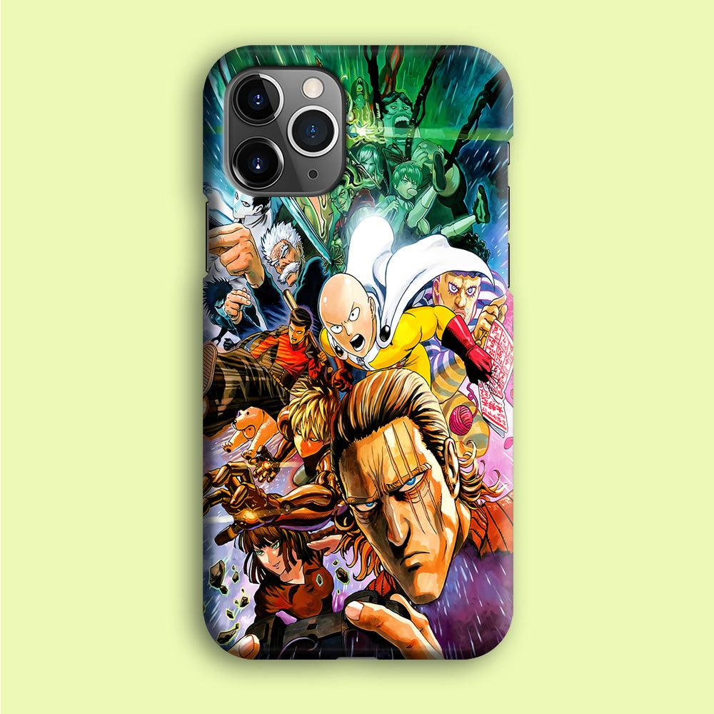 Saitama and S-Class Hero iPhone 12 Pro Case-Plastic / Full Wrap (3D Case)-Xtracase