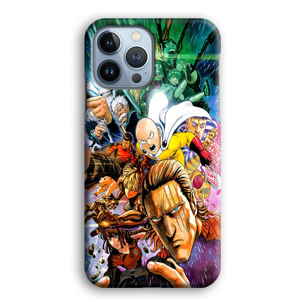 Saitama and S-Class Hero iPhone 13 Pro Case-Plastic / Full Wrap (3D Case)-Xtracase