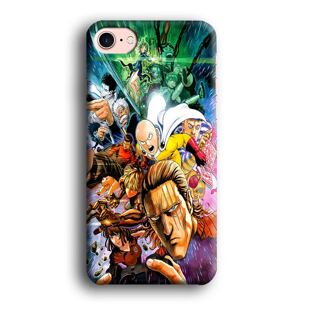 Saitama and S-Class Hero iPhone 7 Case-Plastic / Full Wrap (3D Case)-Xtracase