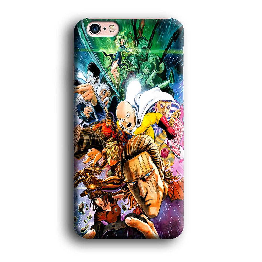 Saitama and S-Class Hero iPhone 6 | 6s Case-Plastic / Full Wrap (3D Case)-Xtracase