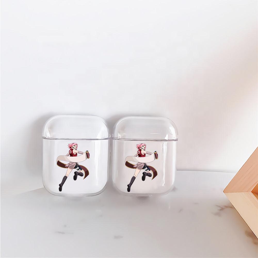 Sakura Haruno Protective Clear Case Cover For Apple Airpods-Xtracase
