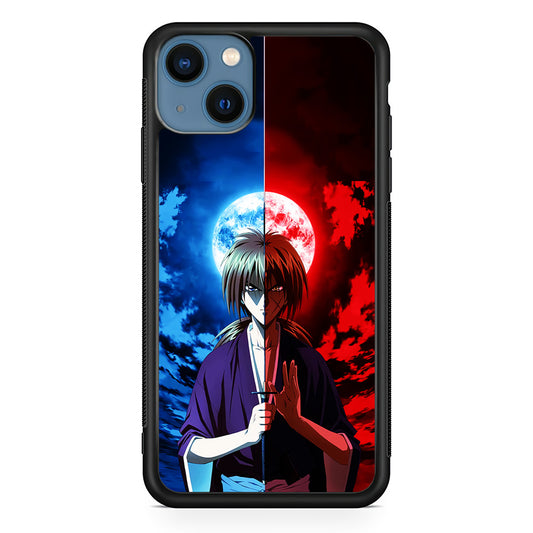 Samurai X Kenshin Red Blue Sky iPhone 13 Mini Case