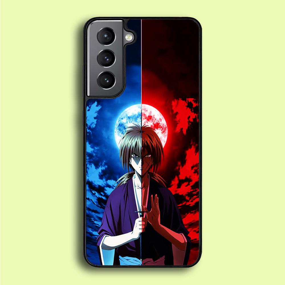Samurai X Kenshin Red Blue Sky Samsung Galaxy A16 Case-Plastic / Full Wrap (3D Case)-Xtracase