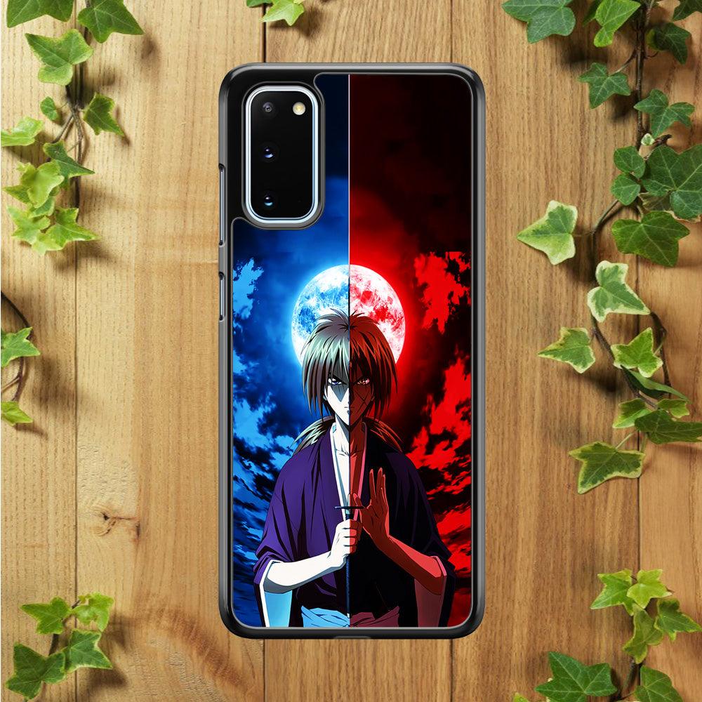 Samurai X Kenshin Red Blue Sky Samsung Galaxy S20 Case-Plastic / Full Wrap (3D Case)-Xtracase