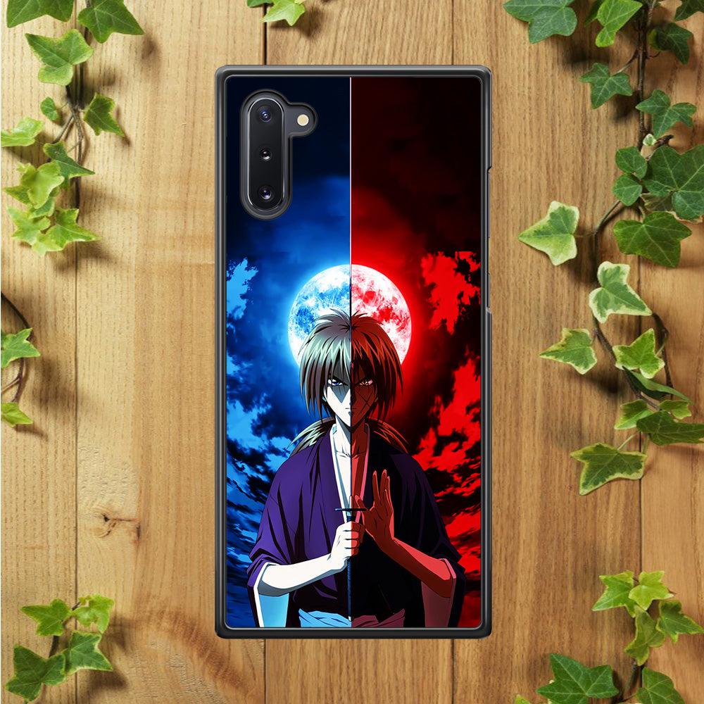 Samurai X Kenshin Red Blue Sky Samsung Galaxy Note 10 Case-Plastic / Full Wrap (3D Case)-Xtracase