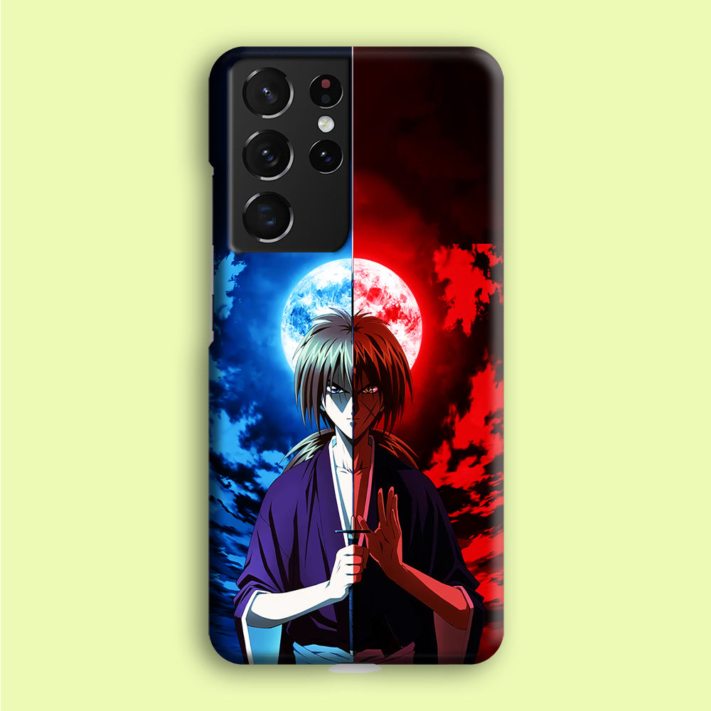Samurai X Kenshin Red Blue Sky Samsung Galaxy S21 Ultra Case