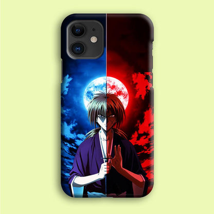 Samurai X Kenshin Red Blue Sky iPhone 12 Case-Xtracase
