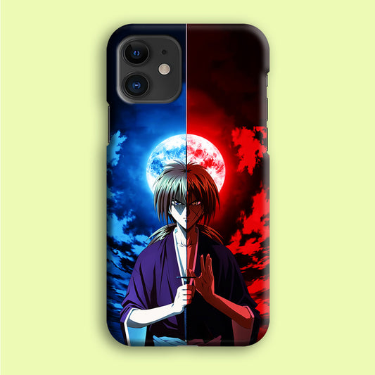 Samurai X Kenshin Red Blue Sky iPhone 12 Case