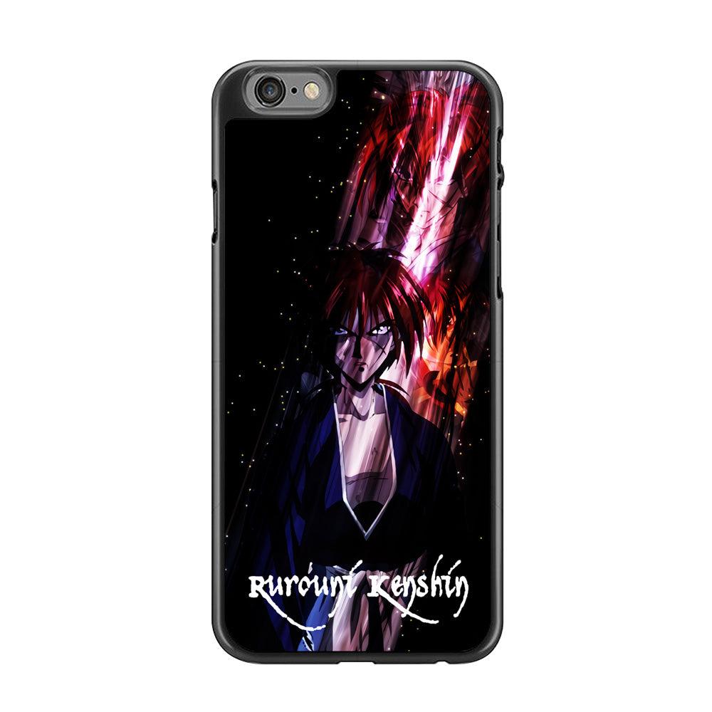 Samurai X Rurouni Kenshin iPhone 6 | 6s Case-Rubber / Black (2D Case)-Xtracase