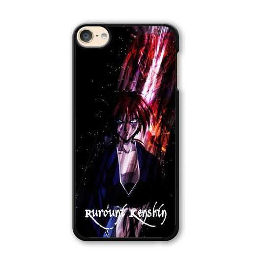 Samurai X Rurouni Kenshin iPod Touch 6 Case-Plastic / Black (2D Case)-Xtracase