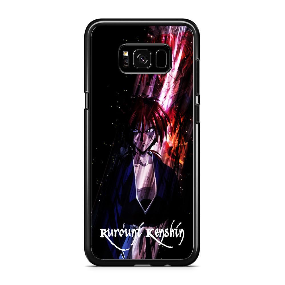 Samurai X Rurouni Kenshin Samsung Galaxy S8 Plus Case-Rubber / Black (2D Case)-Xtracase