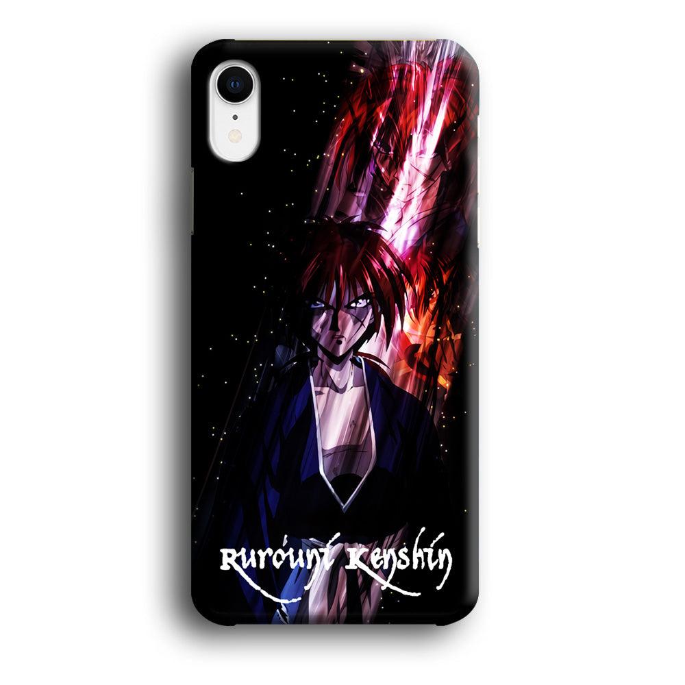 Samurai X Rurouni Kenshin iPhone XR Case-Plastic / Full Wrap (3D Case)-Xtracase