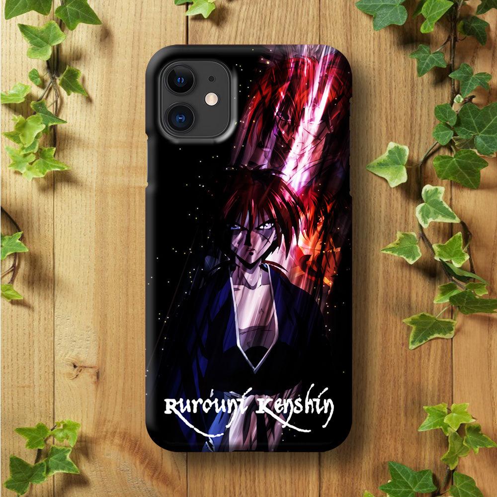 Samurai X Rurouni Kenshin iPhone 11 Case-Plastic / Full Wrap (3D Case)-Xtracase