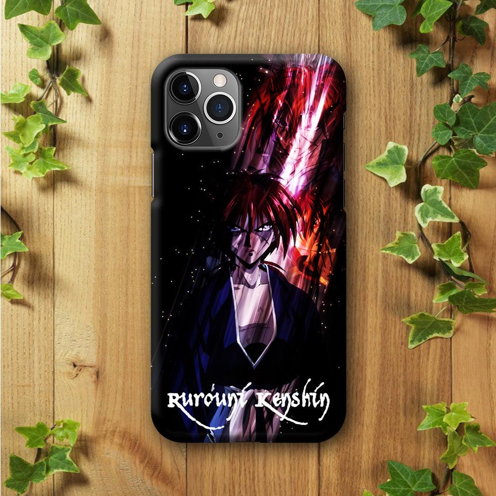 Samurai X Rurouni Kenshin iPhone 11 Pro Max Case-Plastic / Full Wrap (3D Case)-Xtracase