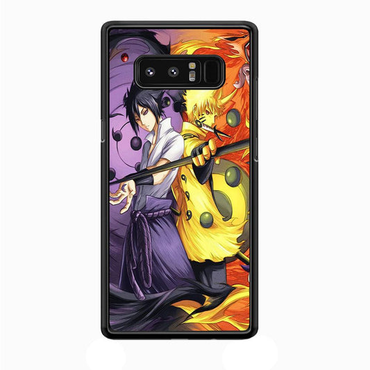 Sasuke Naruto Samsung Galaxy Note 8 Case-Plastic / Full Wrap (3D Case)-Xtracase