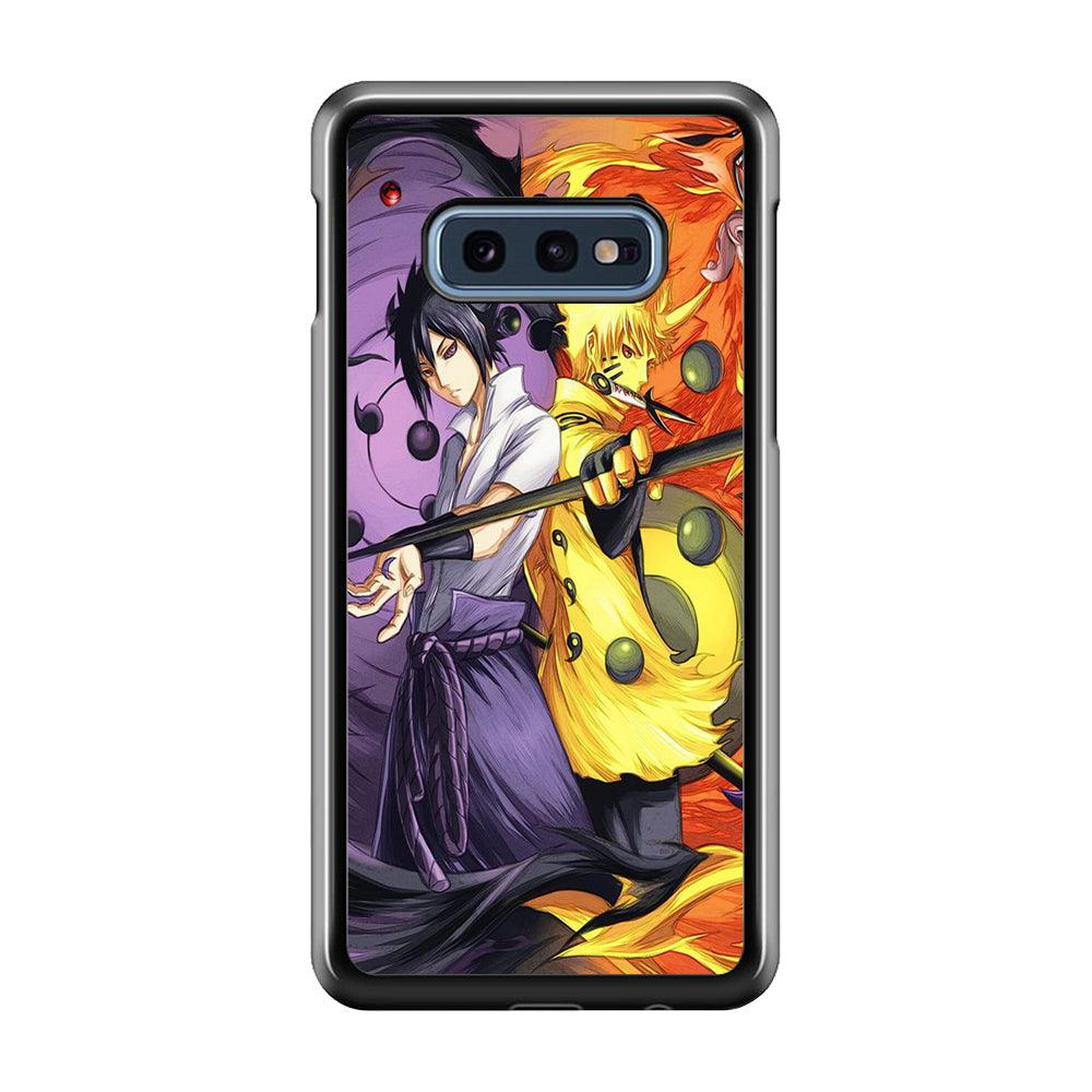 Sasuke Naruto Samsung Galaxy S10E Case-Plastic / Full Wrap (3D Case)-Xtracase