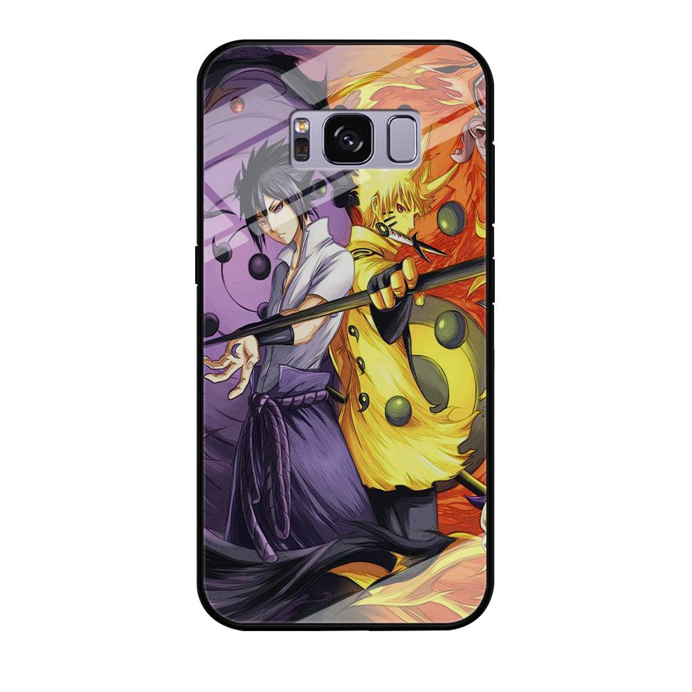 Sasuke Naruto Samsung Galaxy S8 Plus Case-Tempered Glass Case-Xtracase