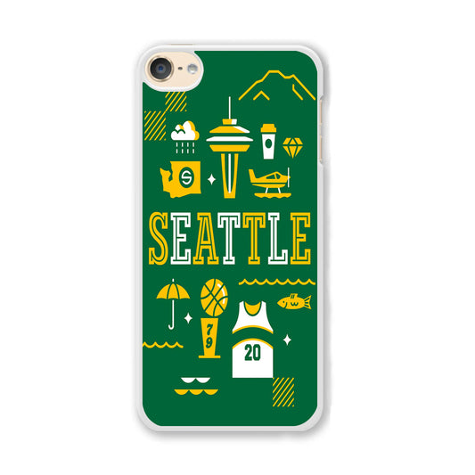 Seattle SuperSonics Basketball iPod Touch 6 Case