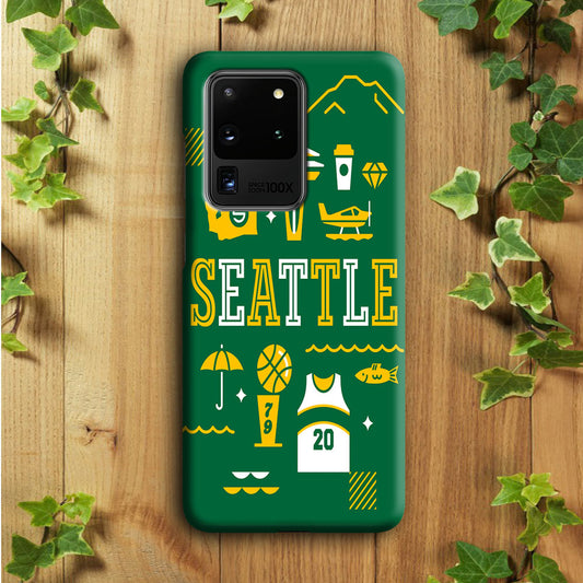 Seattle SuperSonics Basketball Samsung Galaxy S20 Ultra Case