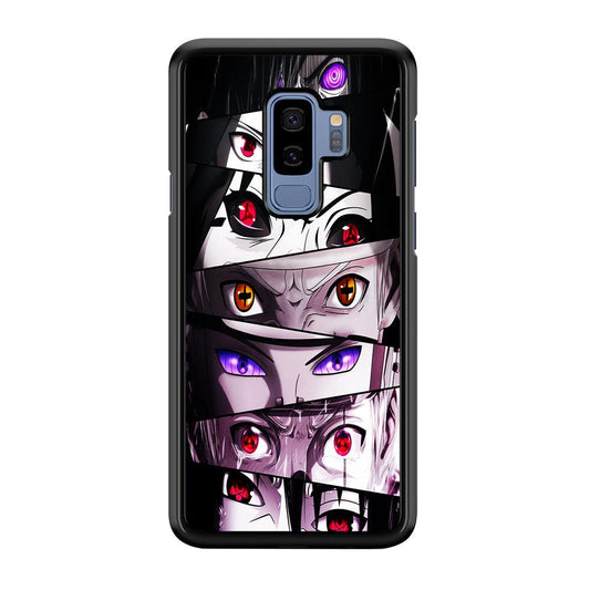 Sharingan Eyes Collection Samsung Galaxy S9 Plus Case-Rubber / White (2D Case)-Xtracase